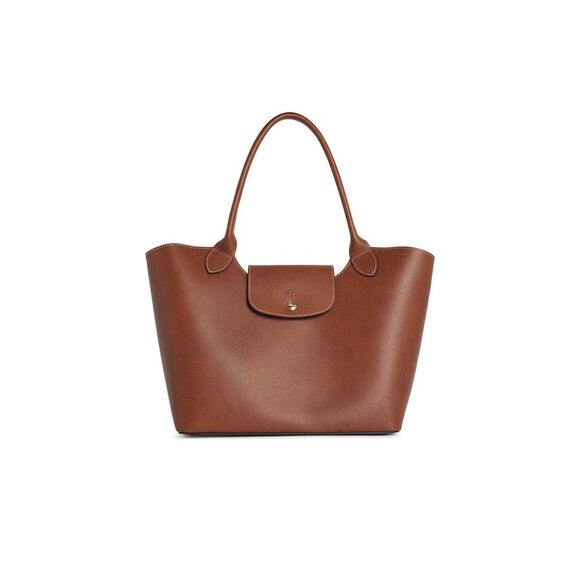 LONGCHAMP Handbags - Longchamp L 'Épure' Brown Leather Shoulder Bag Women